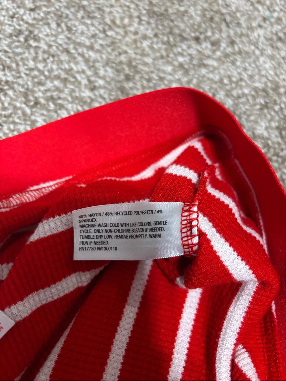 Wondershop Red & White Striped Men’s Pajama Pants